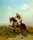 Washington Paintings - An Arab Warrior by Georges Washington